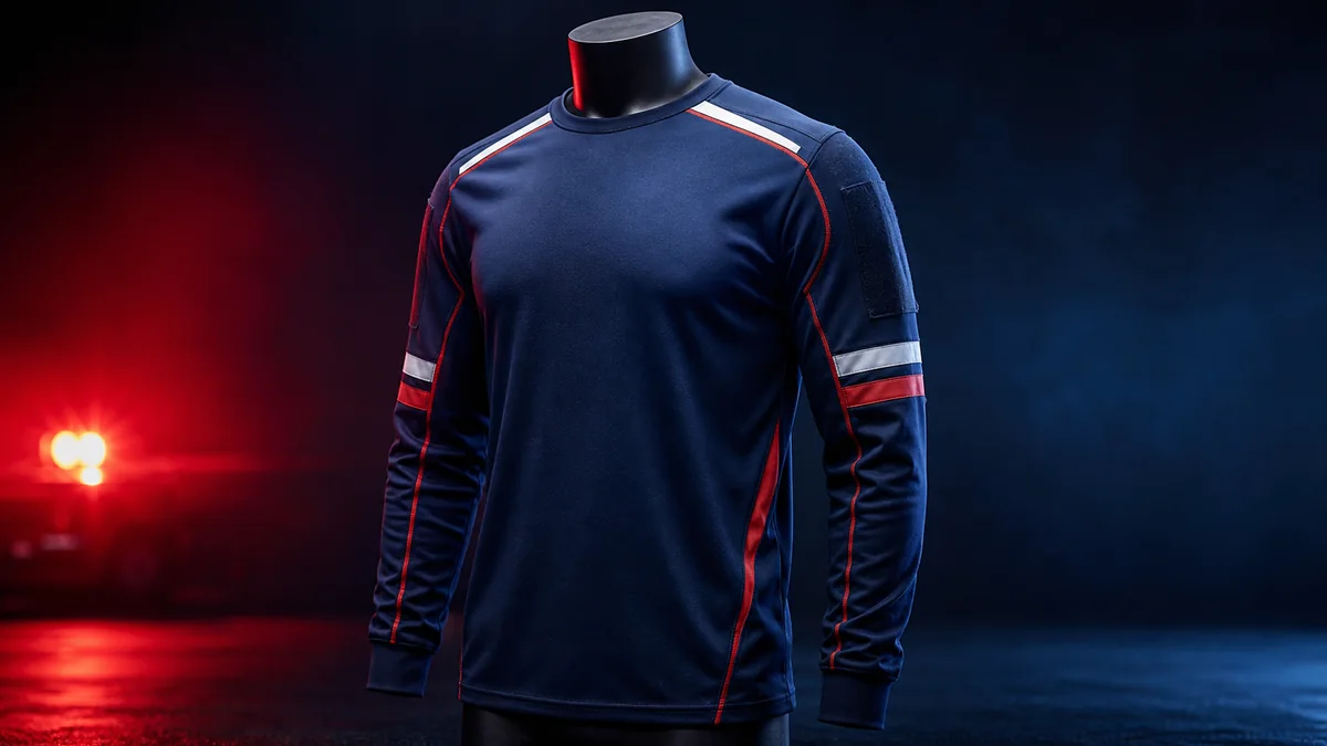 Camiseta manga longa para socorristas